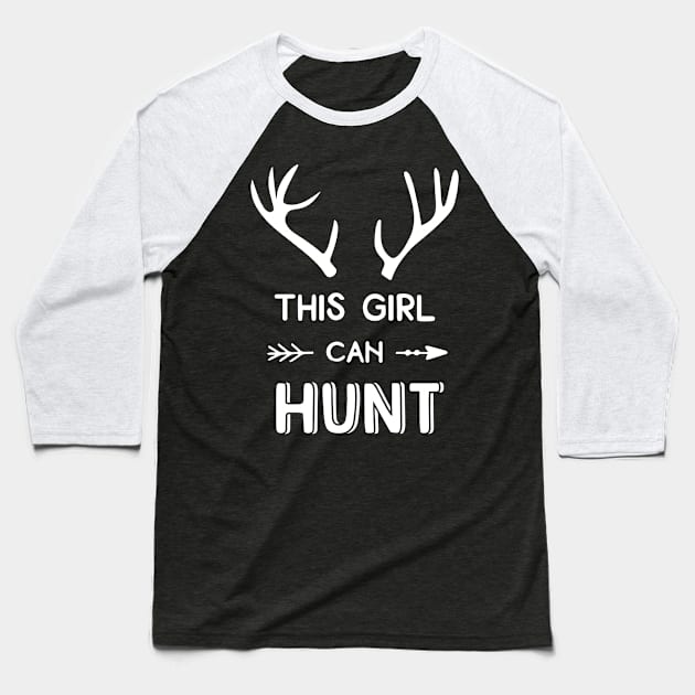 This Girl Can Hunt Baseball T-Shirt by ThrivingTees